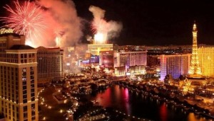 Enjoy moment of 2020 New Years Eve in Las Vegas