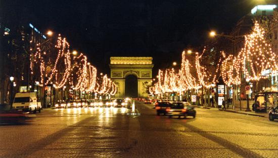 Christmas Holiday in Paris, France
