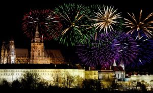 NYE Fireworks in Prague