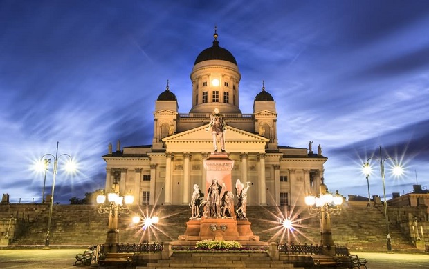 Helsinki Cathedral on NYE