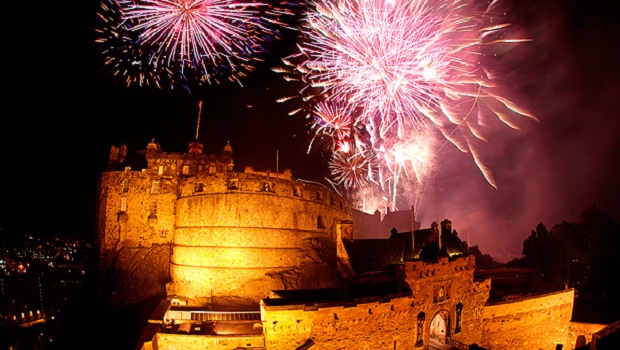 NYE Fireworks in Edinburgh