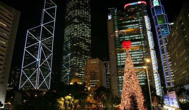 Christmas in Hong Kong China