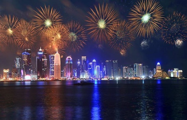 NYE Fireworks in Doha