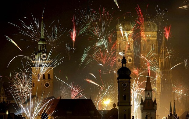 NYE Fireworks in Munich