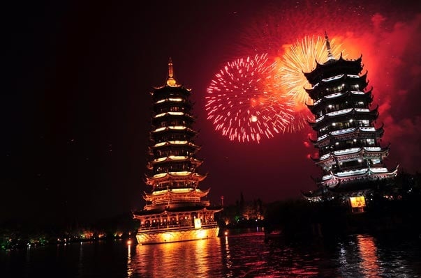 NYE Fireworks in Beijing 