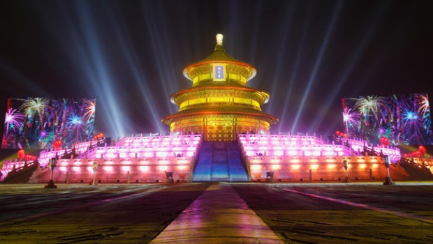 Celebrating New Years Eve 2023 in Beijing China