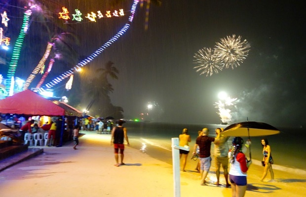 NYE Fireworks in Boracay