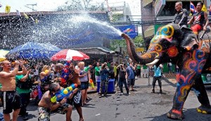 Celebrating Thai New Year Songkran 2024 in Bangkok