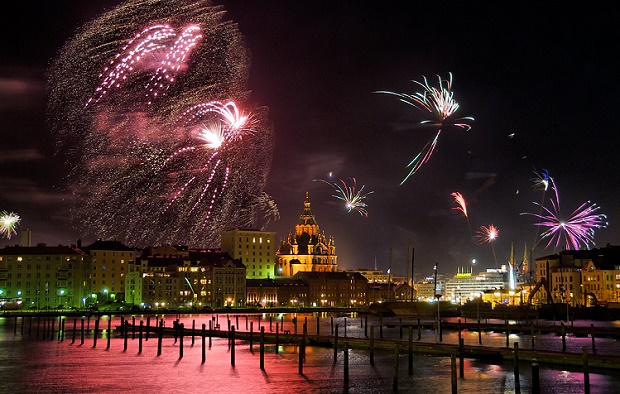 NYE Fireworks in St Petersburg