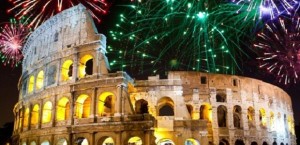 New Years Eve Fireworks in Rome