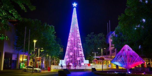 Xmas Decorations in Discover 2018 New Years Eve in Canberra
