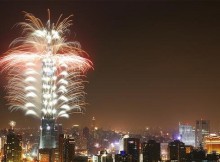 NYE Fireworks in Taipei