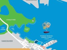 Vancouver NYE Fireworks Map