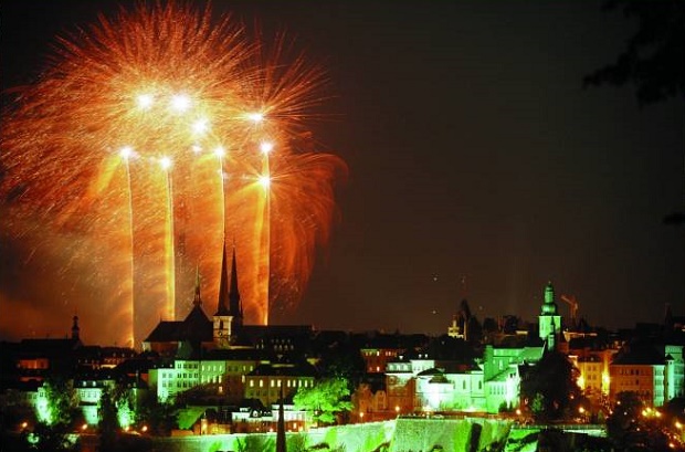 NYE Fireworks in Luxembourg