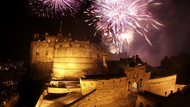 New Years Eve Fireworks in Edinburg