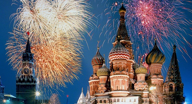 Moscow NYE Fireworks