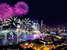 NYE Fireworks in Singapore