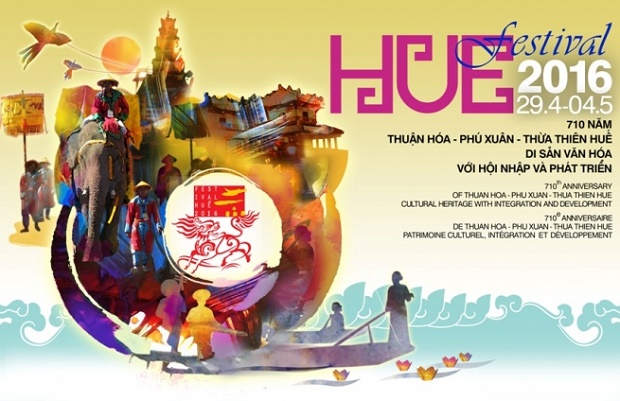 Banner of Hue Festival 2016