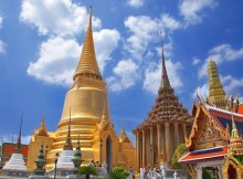 Wat phra keaw pagoda in Bangkpk
