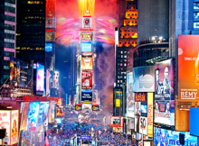 Ball Drop and NYE Fireworks in NYC