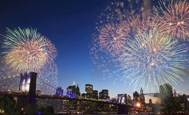 NYE Fireworks in New York City