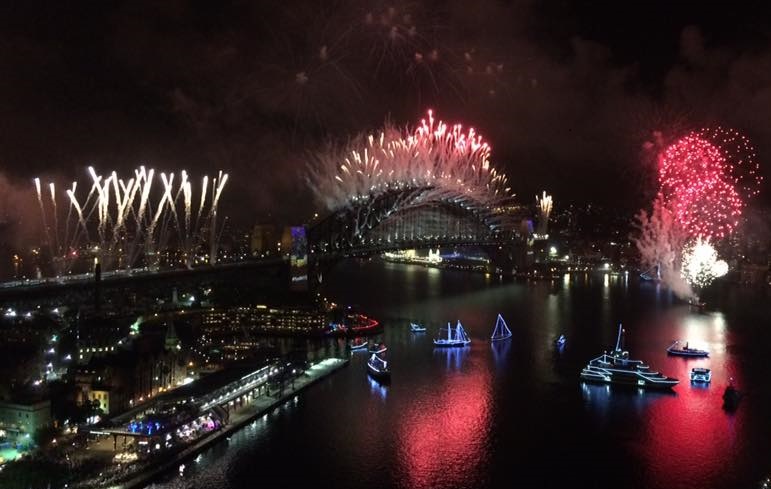 NYE Fireworks 2017 Sydney
