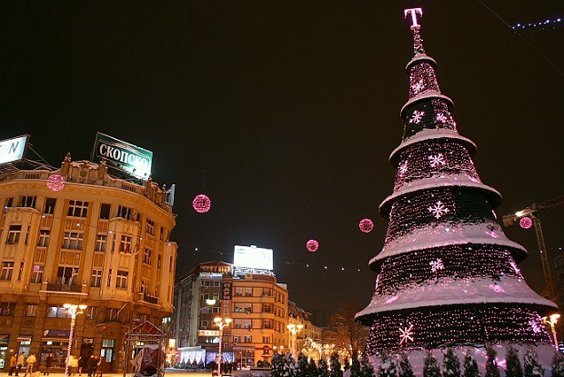 Christmas celebrations in Skopje