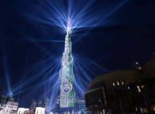 Dubai NYE Laser show