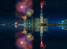 NYE fireworks in HCMC