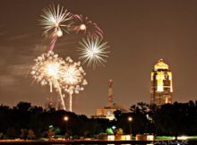 NYE Fireworks in Des Moines