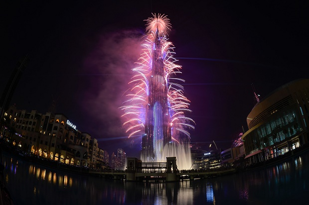 NYE Fireworks in Dubai