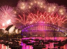 NYE fireworks and countdown in Sydney