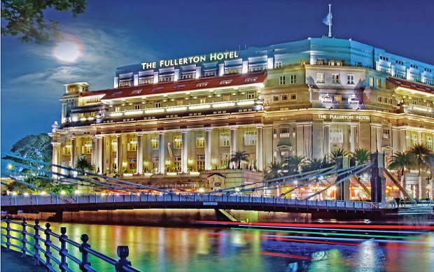 Fullerton Hotel in Singapore