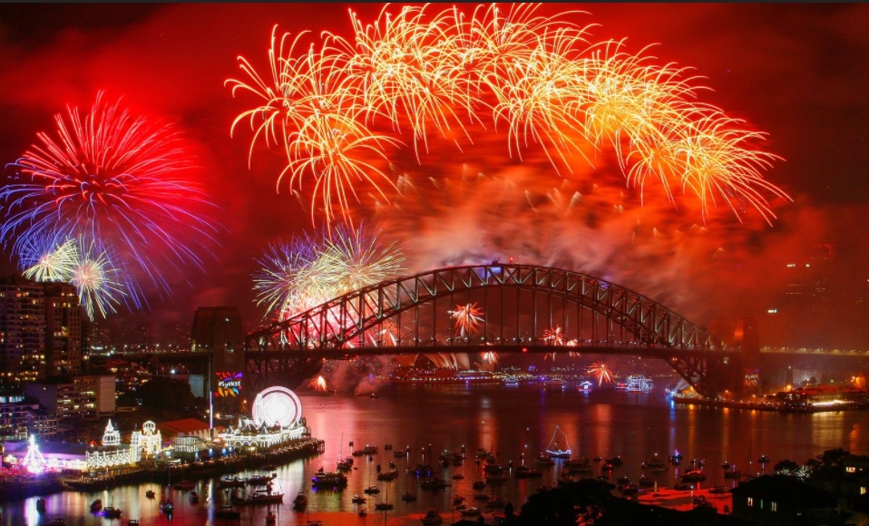 NYE fireworks viewing from Sydney Harbour