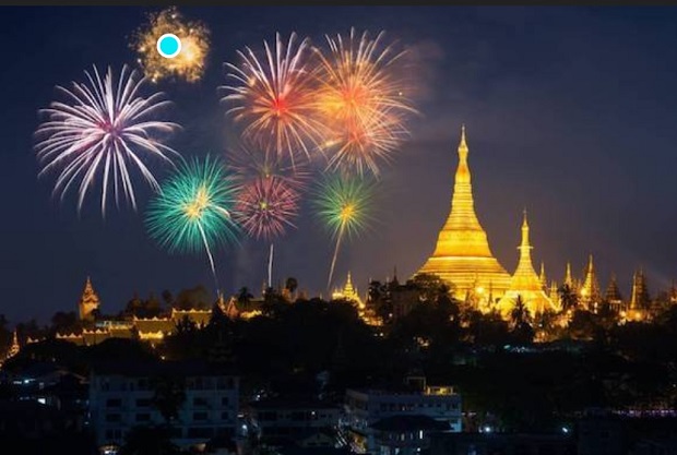New Years Eve in Yangon