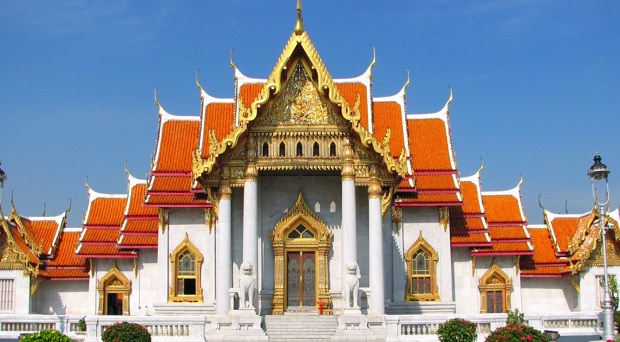 Marble Temple Palace in Bangkok