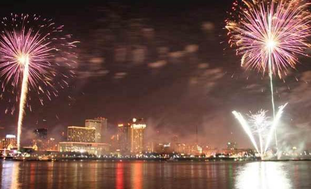 Louisiana New Years Eve Fireworks