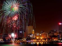 NYE fireworks in Memphis