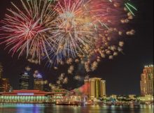 New Years Eve Fireworks on Tampa Bay