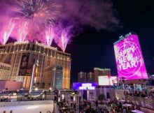 New Years Eve Fireworks in Las Vegasin