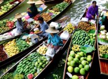 Floating Market on Bangkok River