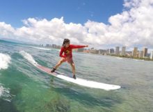 Waikiki the best plae for surfing