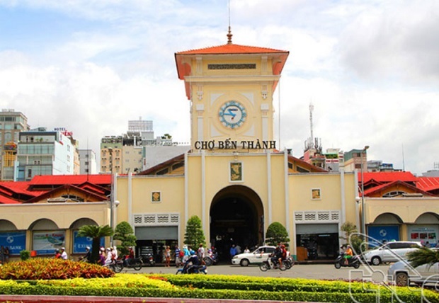 Ben Thanh market in HCMC Vietnam
