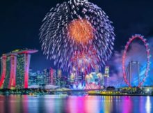 Vantage points for NYE fireworks in Singapore