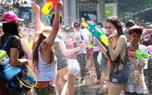 Songkran New Year in Pattaya Thailand