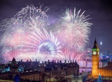 NYE fireworks in London
